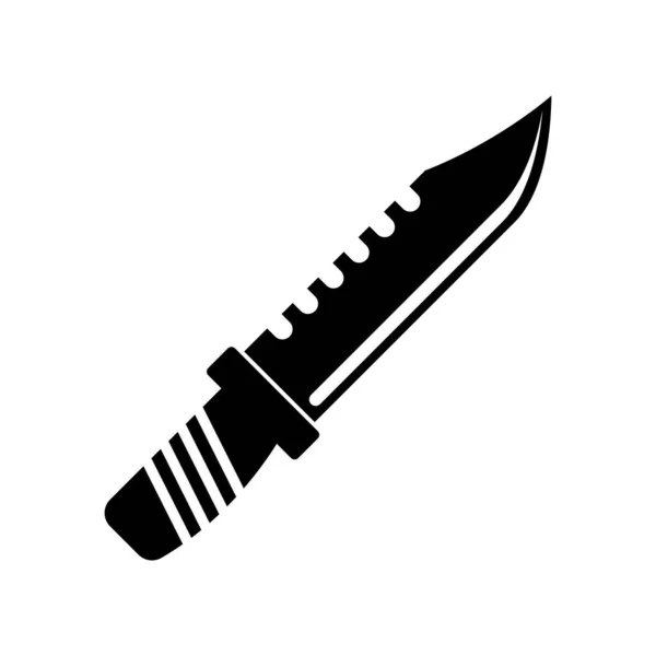 Messer Symbol Vektor Vorlage Illustration Logo Design — Stockvektor