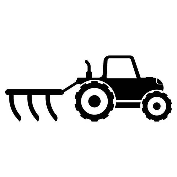 Traktor Ikon Vektor Mall Illustration Logotyp Design — Stock vektor
