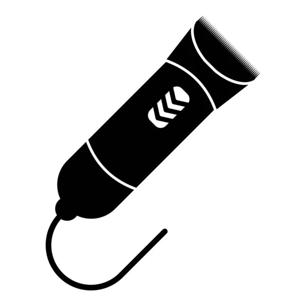 Tondeuse Cheveux Icône Vectoriel Modèle Illustration Logo Design — Image vectorielle