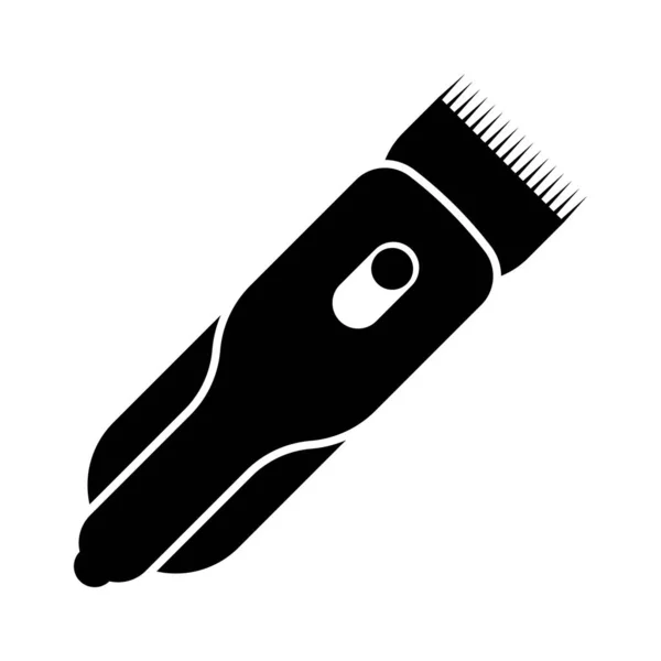 Tondeuse Cheveux Icône Vectoriel Modèle Illustration Logo Design — Image vectorielle