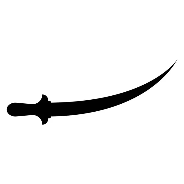 Espada Icono Vector Plantilla Ilustración Logo Diseño — Archivo Imágenes Vectoriales