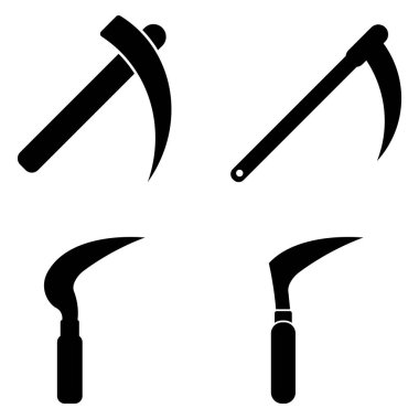 orak simge vektör şablonu illüstrasyon logo tasarımı