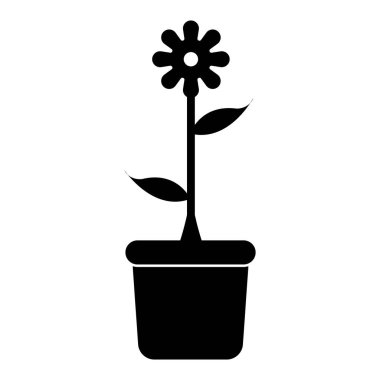 pots simgesi vektör şablonu illüstrasyon logo tasarımı