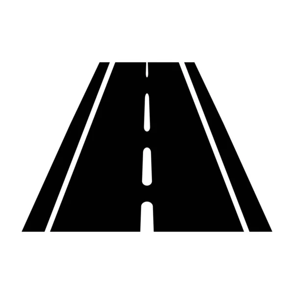Modèle Vectoriel Icône Route Illustration Logo Design — Image vectorielle