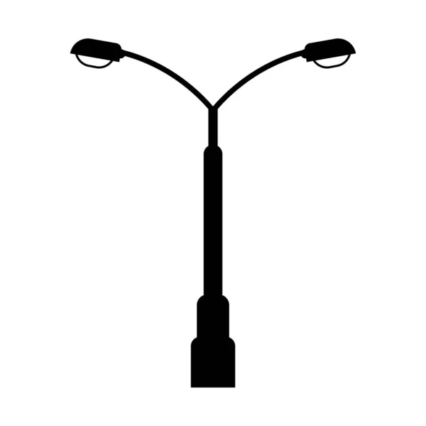 Іконка Вуличного Світла Векторна Ілюстрація Дизайну Логотипу — стоковий вектор