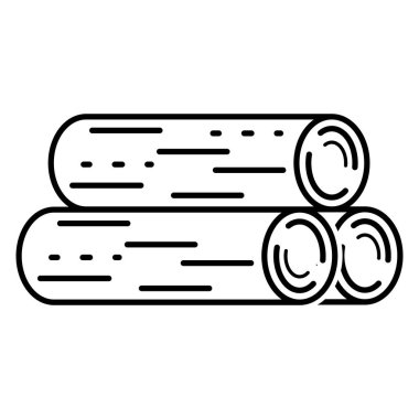 ahşap simge vektör şablonu illüstrasyon logo tasarımı