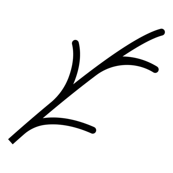 Дерев Яна Гілка Значок Векторний Шаблон Ілюстрація Логотип Дизайн — стоковий вектор