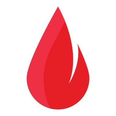 ateş simgesi vektör şablonu illüstrasyon logo tasarımı