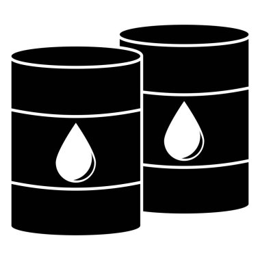 Benzin ikonu vektör şablonu illüstrasyon logo tasarımı