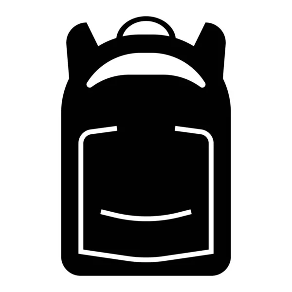 Σχολική Τσάντα Εικονίδιο Διάνυσμα Πρότυπο Εικονογράφηση Λογότυπο Σχεδιασμό — Διανυσματικό Αρχείο