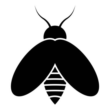 böcek simgesi vektör şablonu illüstrasyon logo tasarımı