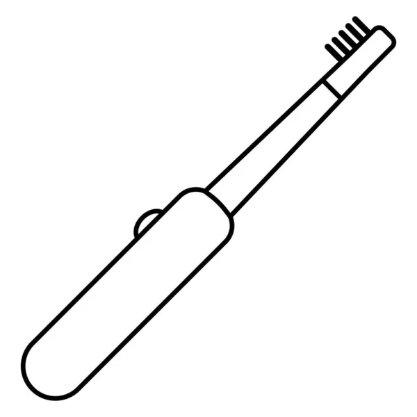 Diş Fırçası Simgesi Vektör Şablonu Logo Tasarımı — Stok Vektör