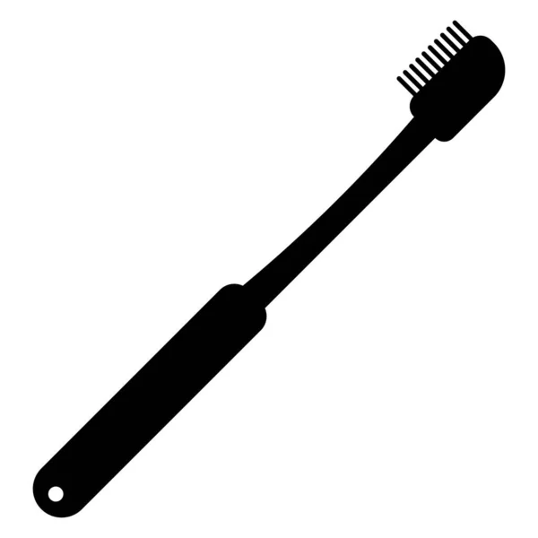 Toothbrush Icon Vector Template Illustration Logo Design — Stock Vector