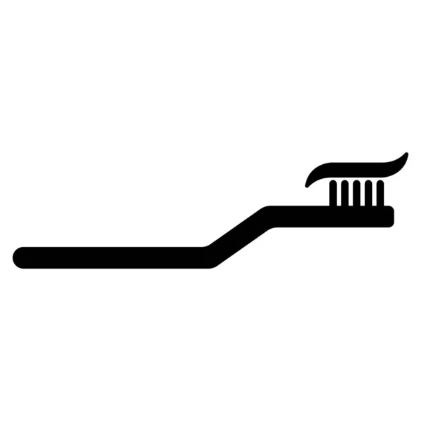 Дизайн Логотипа Векторной Иллюстрации Иконки Зубной Щетки — стоковый вектор