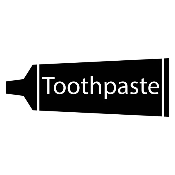 Dentifrice Icône Vectoriel Modèle Illustration Logo Design — Image vectorielle