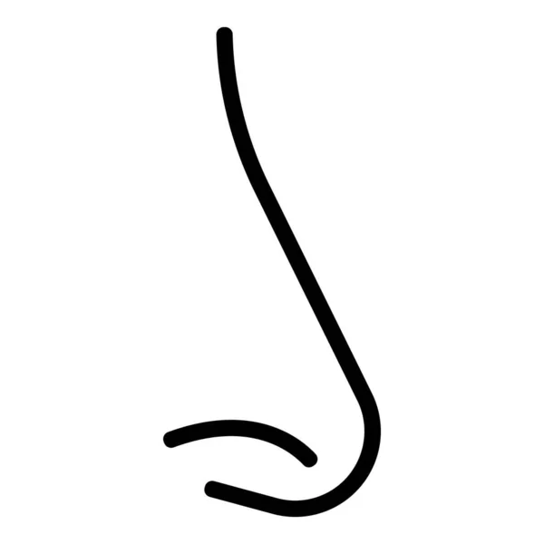 Значок Носа Векторний Шаблон Ілюстрація Логотип Дизайн — стоковий вектор