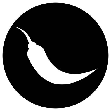 chili simgesi vektör şablonu illüstrasyon logo tasarımı
