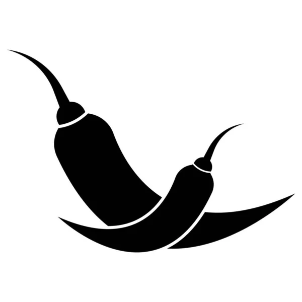 Chili Symbol Vektor Vorlage Illustration Logo Design — Stockvektor