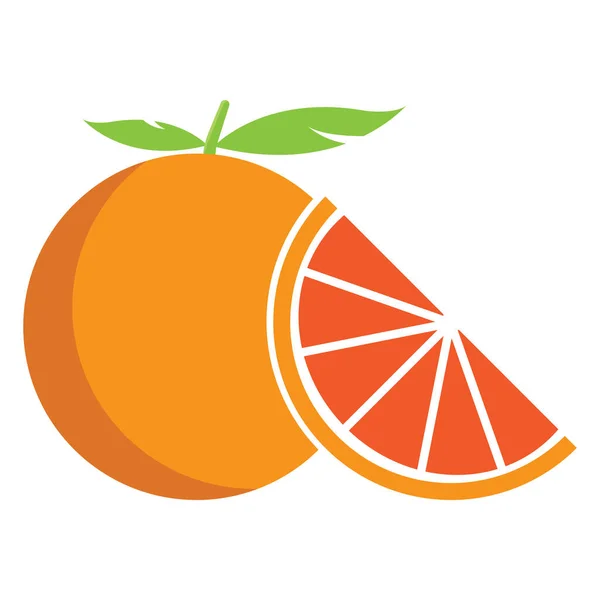Orange Symbol Vektor Vorlage Illustration Logo Design — Stockvektor