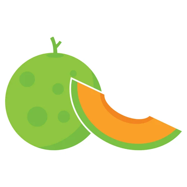 Melone Symbol Vektor Vorlage Illustration Logo Design — Stockvektor