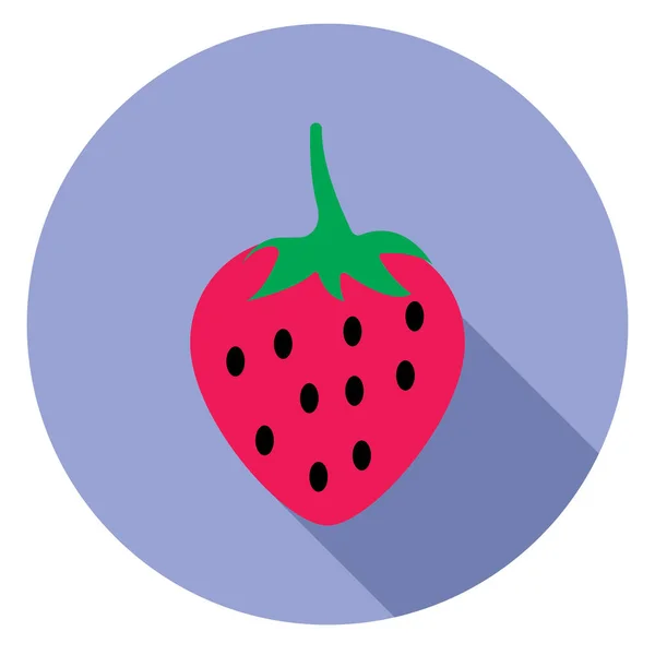 草莓图标矢量模板图标设计 — 图库矢量图片