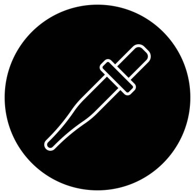 pipette simgesi vektör örnekleme logo tasarımı