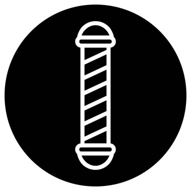 berber simgesi vektör şablonu çizim logosu tasarımı