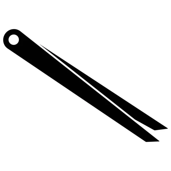 Pince Épiler Icône Vectoriel Modèle Illustration Logo Design — Image vectorielle