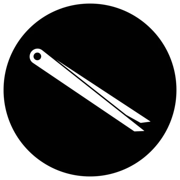 Pinzette Symbol Vektor Vorlage Illustration Logo Design — Stockvektor