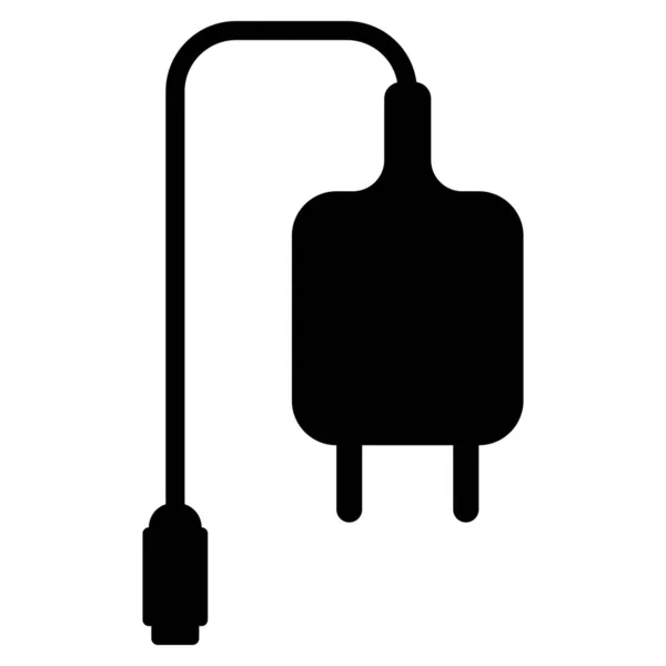 Icono Cable Vector Plantilla Ilustración Logo Diseño — Vector de stock