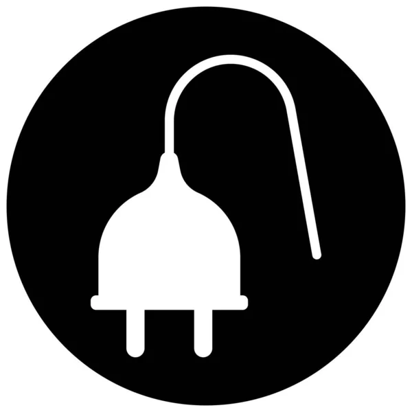 Εικονίδιο Καλωδίου Διανυσματικό Πρότυπο Εικονογράφηση Λογότυπο Σχεδιασμός — Διανυσματικό Αρχείο