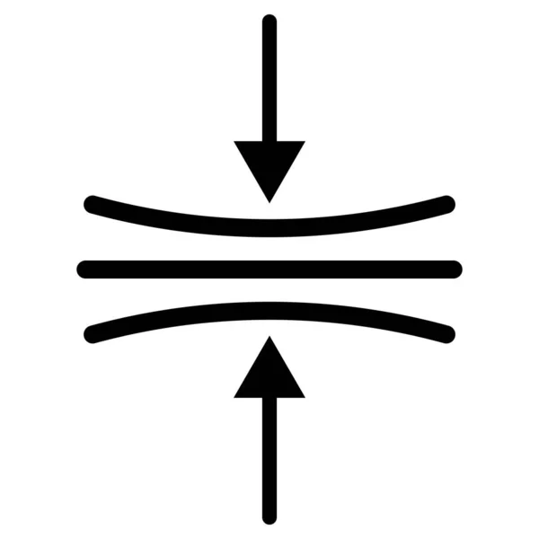 Дизайн Логотипа Векторного Шаблона Иконки Давления — стоковый вектор