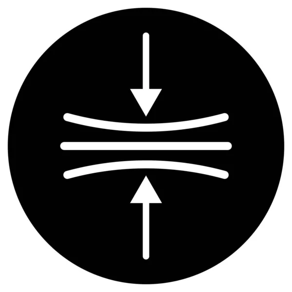 Ikona Ciśnienia Wektor Szablon Ilustracja Projekt Logo — Wektor stockowy