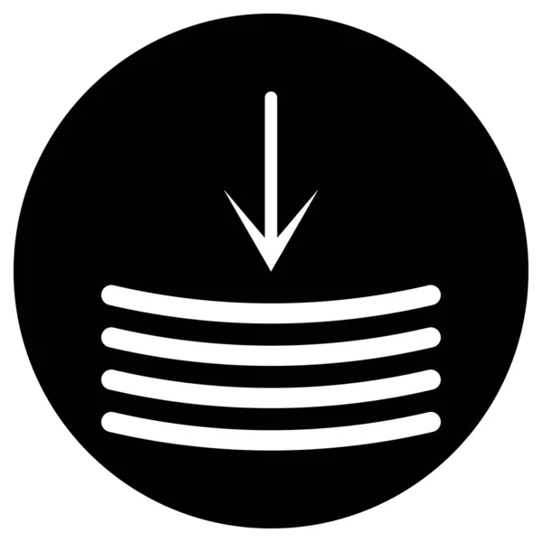 Pressure Icon Vector Template Illustration Logo Design — Stock Vector