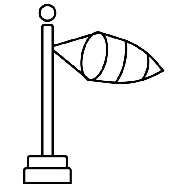 Дизайн Логотипа Векторного Шаблона Направления Ветра — стоковый вектор