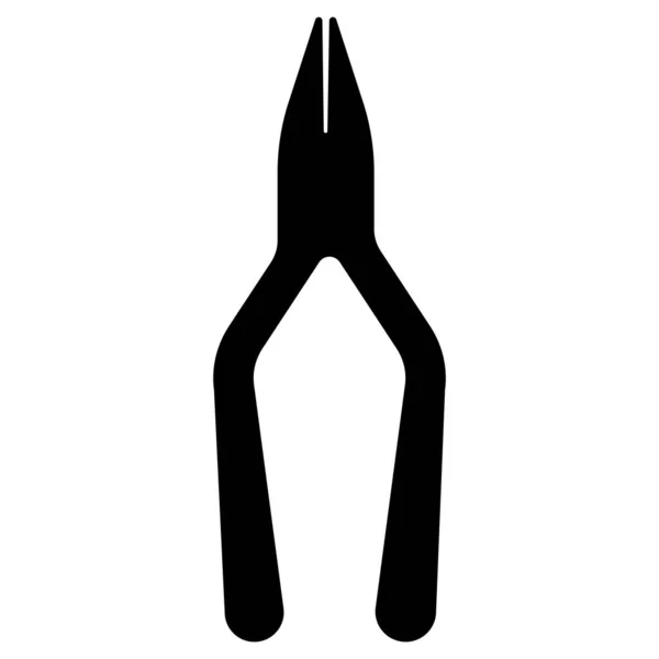 Pinces Icône Vectoriel Modèle Illustration Logo Conception — Image vectorielle