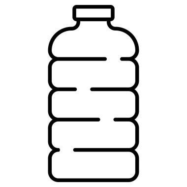 şişe simgesi vektör şablonu illüstrasyon logo tasarımı