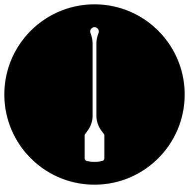 kürek simgesi vektör şablonu çizim logosu tasarımı