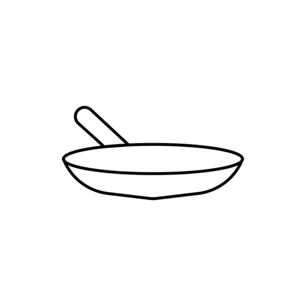 Дизайн Логотипа Иконками Сковороде — стоковый вектор