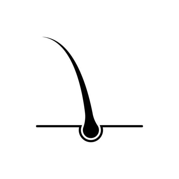 Значок Волосся Векторний Шаблон Ілюстрація Логотип Дизайн — стоковий вектор