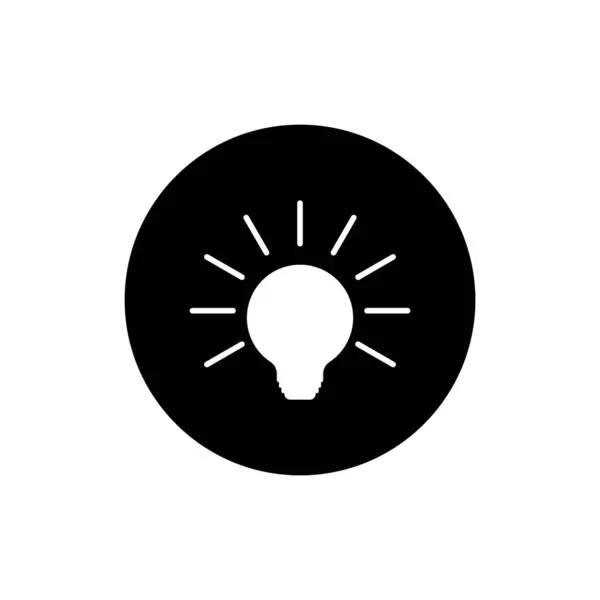 Light Icon Vector Template Illustration Logo Design — Stock Vector