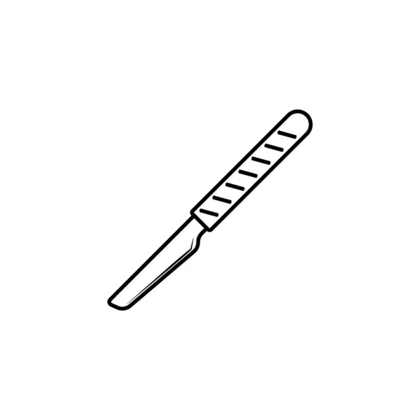 Scalpel Icône Vecteur Modèle Illustration Logo Conception — Image vectorielle