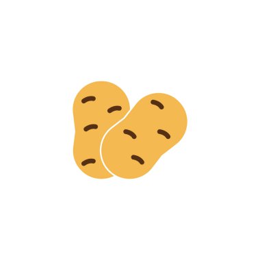 sebze ikonu vektör şablonu çizim logosu tasarımı