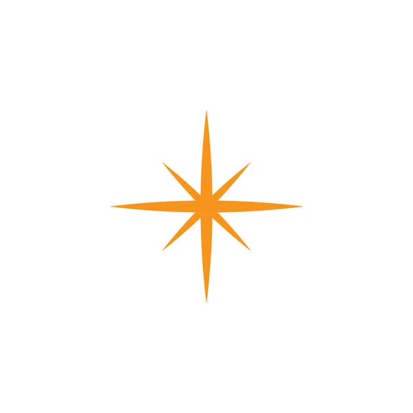 Блискуча Ікона Векторний Шаблон Ілюстрація Логотип Дизайн — стоковий вектор