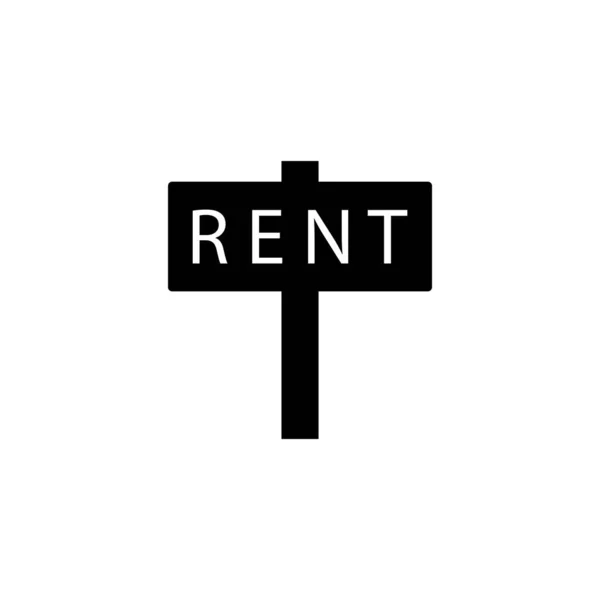 Rent Icon Vector Template Illustraion Logo Design — Stock Vector
