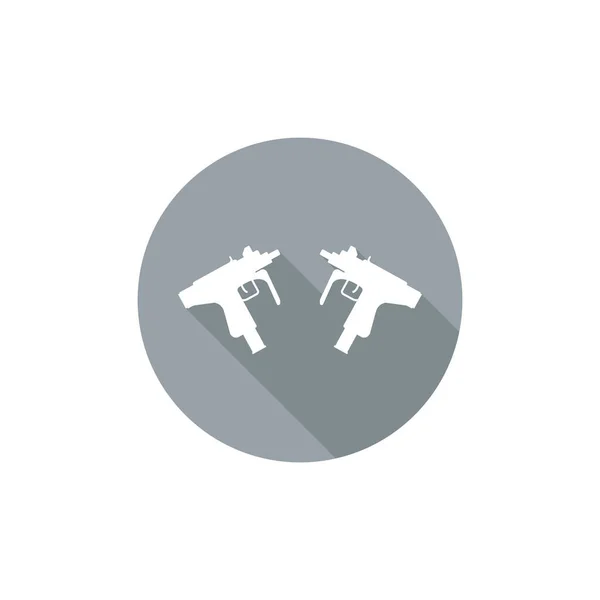 Uzi Значок Векторний Шаблон Ілюстрація Логотип Дизайн — стоковий вектор