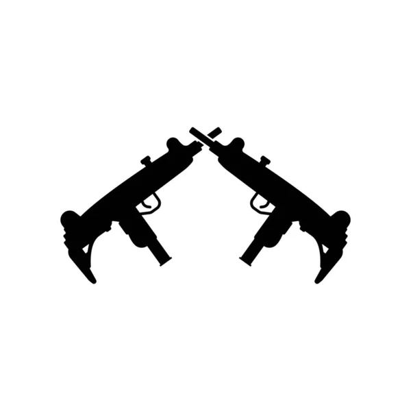 Uzi Simgesi Vektör Şablonu Illüstrasyon Logo Tasarımı — Stok Vektör