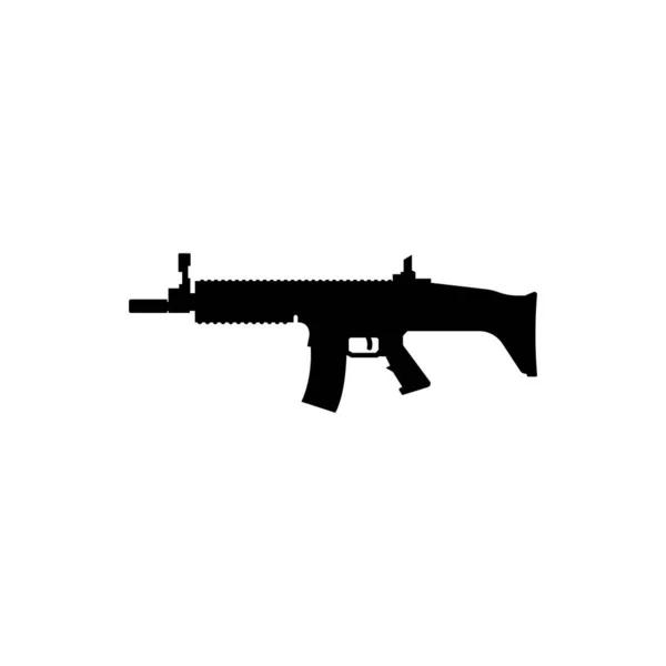 Narbe Pistole Symbol Vektor Vorlage Illustration Logo Design — Stockvektor