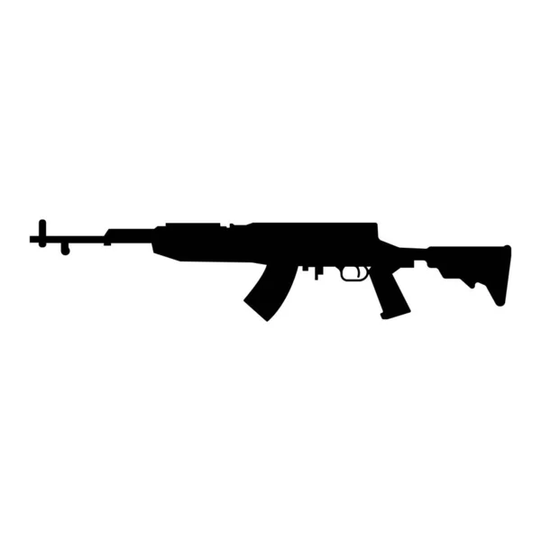 Дизайн Логотипа Иконки Огнестрельного Оружия — стоковый вектор