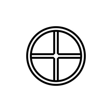 pencere simgesi vektör şablonu çizim logosu tasarımı